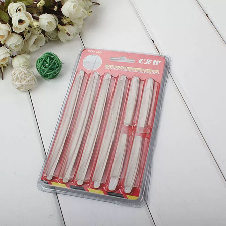 Ochraniacz na krawędź drzwi do samochodu 8 szt transparentny