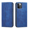 Magnet Fancy Case Hülle für iPhone 12 Pro Max Tasche Kartenetui Kartenständer Blau