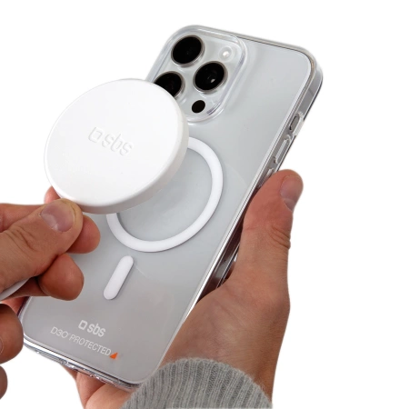 Etui SBS D3O MagSafe do iPhone 15 Pro - przezroczyste