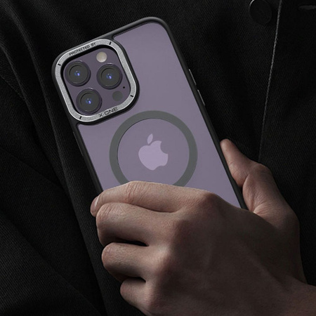 Futerał X-ONE Dropguard Magnetic Case Air (kompatybilny z MagSafe) - do Apple iPhone 14 Plus czarny