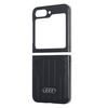 Oryginalne Etui SAMSUNG GALAXY Z FLIP 6 Audi Synthetic Leather (AU-TPUPCFlip6-Q5/D1-BK) czarne