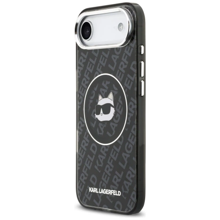 Karl Lagerfeld IML Choupette Head Logo MagSafe iPhone Air Case - Black