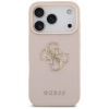 Guess Grained Big 4G &amp; Classic Logo iPhone 17 Pro Hülle - Rosa