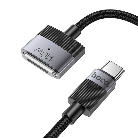 Kabel USB C do Mag3 Hoco 5A 140W magnetyczny 1,8 m U141 czarny