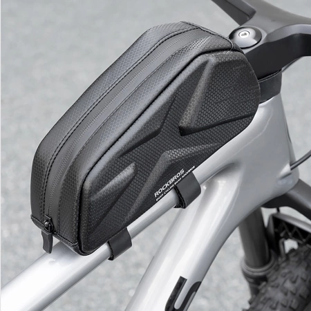 Rockbros Fahrradtasche, starr, Rahmen, Oberrohr, 1,4 l, Schwarz