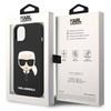 Original Case IPHONE 14 PLUS Karl Lagerfeld Harcase Silicone Karl's Head black
