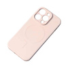 Silikonowe etui kompatybilne z MagSafe do iPhone 15 Silicone Case - różowe