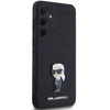 Oryginalne Etui KARL LAGERFELD hardcase Fixed Glitter Ikonik Logo Metal Pin KLHCSA55GKNPSK do Samsung Galaxy A55 czarny
