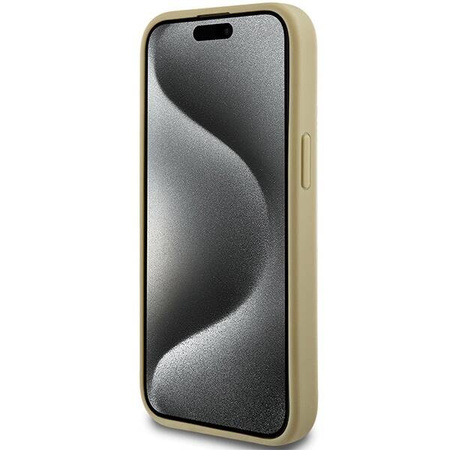 Hello Kitty Leather Kitty Head MagSafe case for iPhone 14 - gold