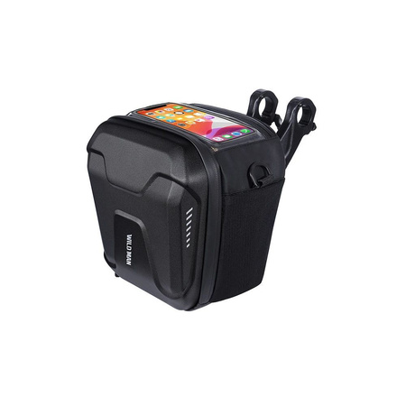 Uchwyt rowerowy / torba z pokrowcem na kierownice na zamek WILDMAN GS9 3L