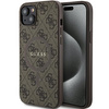 Oryginalne Etui GUESS Hardcase GUHMP14SG4GFRW do iPhone 14 (Kompatybilny z Magsafe / 4G Ring classic logo / brązowy)