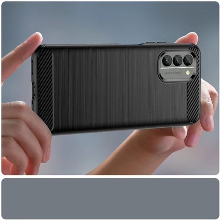 Carbon Case cover for Nokia G400 flexible silicone carbon cover black