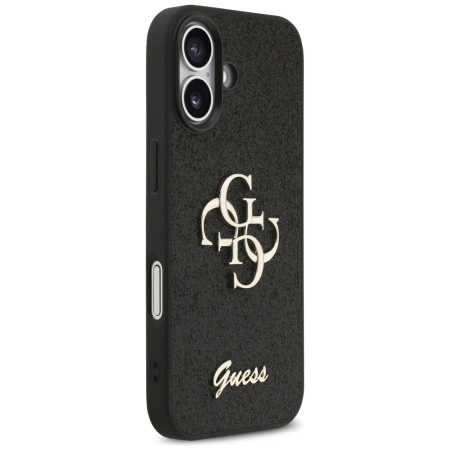 Guess 4G Strap 4G Classic Logo Hülle für iPhone 17 - Schwarz