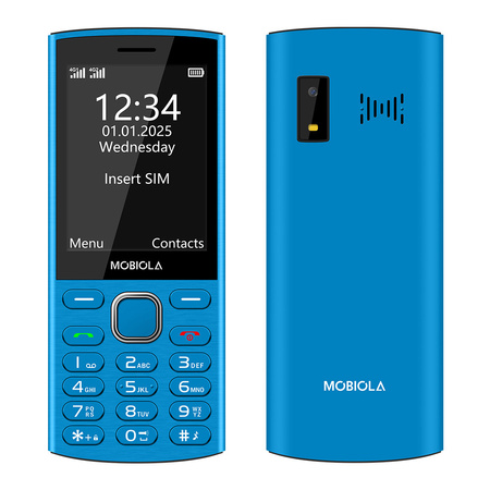 TELEFON GSM MOBIOLA MB4280 4G NIEBIESKI TELEFON KLASYCZNY DLA SENIORA