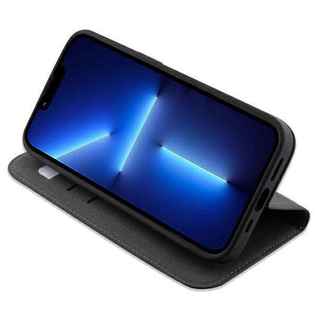 Karl Lagerfeld KLBKP14LSANKCPK iPhone 14 Pro 6,1" Bücherregal schwarz/schwarz Saffiano Karl & Choupette