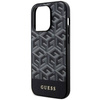 Guess GUHMP14LHGCFSEK iPhone 14 Pro 6.1" schwarz/schwarz Hardcase GCube Stripes MagSafe