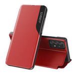 Eco Leather View Case elegancki futerał etui z klapką i funkcją podstawki Samsung Galaxy A73 czerwony