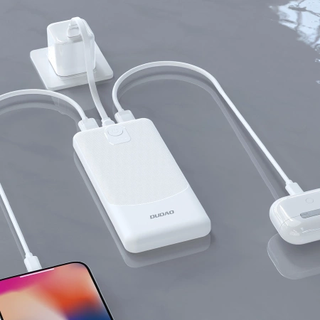 Powerbank Dudao K10 10000mAh  2.4A 2 x USB-A - czarny