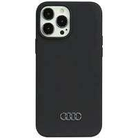 Audi Silikonhülle iPhone 13 Pro Max 6,7" schwarz/schwarz Hardcase AU-LSRIP13PM-Q3/D1-BK