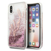 Karl Lagerfeld KLHCPXTRKSRG iPhone X/Xs różowo-złoty/rose gold Glitter Signature