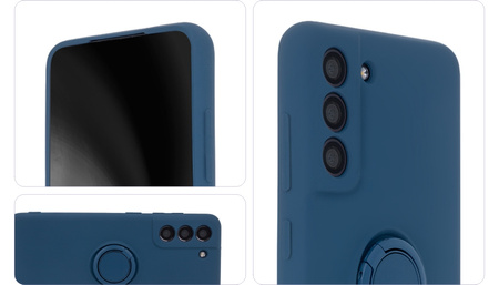 Nakładka Finger Ring do Samsung Galaxy S21 FE niebieska