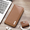 Dux Ducis Hivo echt Leder booktype case schutzhülle aufklappbare hülle für iPhone 14 Pro Max rot