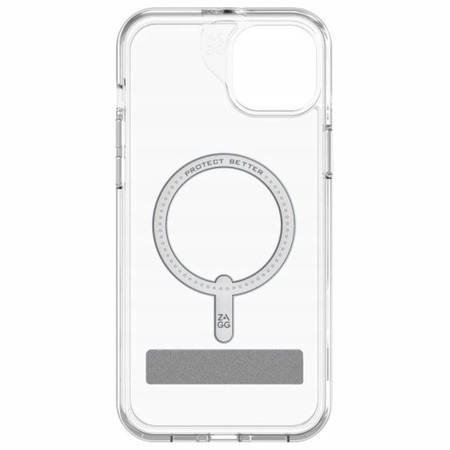 Etui ZAGG Crystal Palace Snap Kickstand MagSafe do iPhone 15 Plus przezroczysty/clear