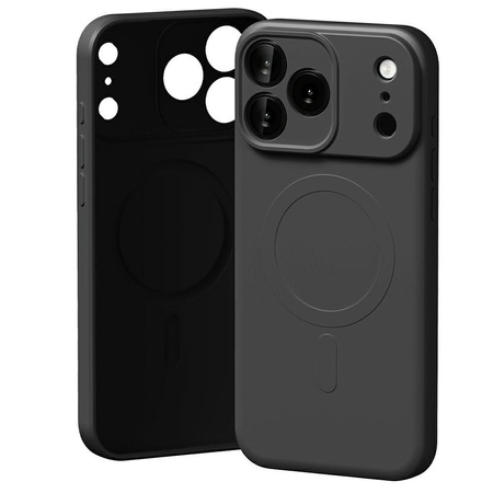 Etui Mercury Semi-Silicone MagSafe do    iPhone 17 Pro Max czarny