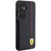 Oryginalne Etui FERRARI hardcase Carbon Printed Line FEHCS24MN3DUR do Samsung Galaxy S24 Plus Czarny