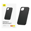 Case APPLE IPHONE 15 PLUS Baseus Fauxther Series black