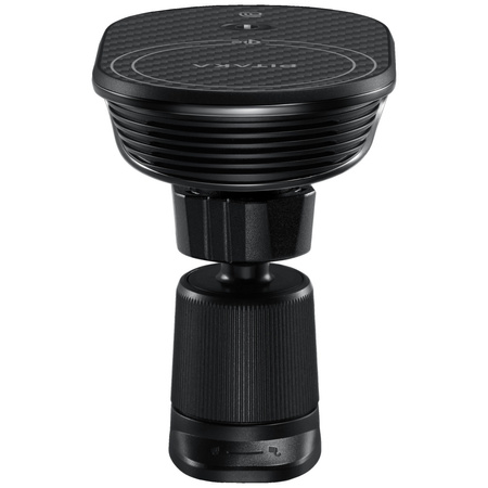 Uchwyt samochodowy z ładowarką           bezprzewodową PITAKA MagEZ Pro 2 Qi2 15W NFC Magsafe czarno szary