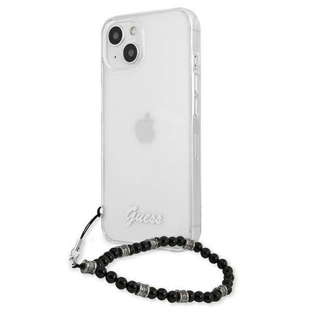 Guess GUHCP13SKPSBK iPhone 13 mini 5,4 &quot;Transparent hardcase Black Pearl