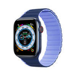 Magnetisches Apple Watch Ultra, SE, 8, 7, 6, 5, 4, 3, 2, 1 (49, 45, 44, 42 mm) Dux Ducis Armband (LD-Version) – Blau