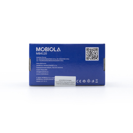 TELEFON GSM MOBIOLA  MB4120 4G TELEFON DLA SENIORA CZARNY