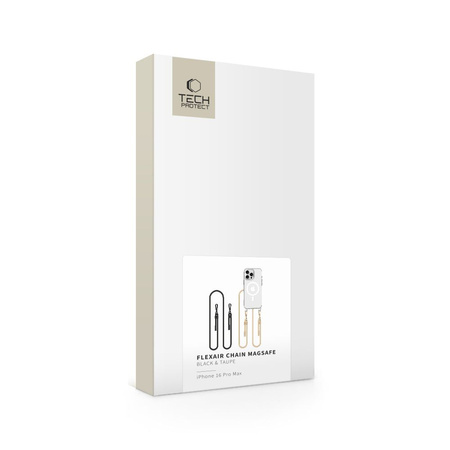 TECH-PROTECT FLEXAIR CHAIN MAGSAFE IPHONE 16 PRO MAX BLACK & TAUPE