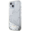 Guess GUHCP14SLCSGSGH iPhone 14 6.1" biały/white hardcase Liquid Glitter Marble