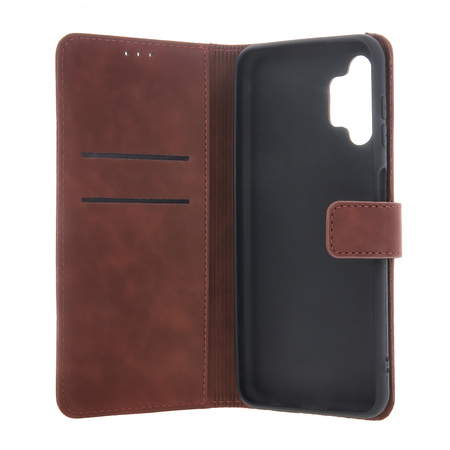 Etui Smart Velvet do Samsung Galaxy M16 5G brązowe