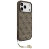 Etui Guess 4G Charms Collection MagSafe na iPhone 17 Pro Max - brązowe