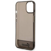 Original Case IPHONE 14 PLUS Guess Hardcase Translucent black