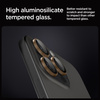 OSŁONA APARATU SPIGEN OPTIK PRO GLAS.TR ”EZ FIT” CAMERA PROTECTOR 2-PACK IPHONE 16 PRO / PRO MAX DESERT TITANIUM