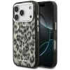 Etui Karl Lagerfeld IML Leopard Pattern MagSafe na iPhone 17 Pro - brązowe