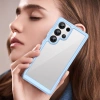 Etui silikonowe Outer Space Case z żelową ramką do Samsung Galaxy S25 Ultra - niebieskie