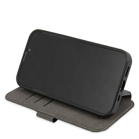 Guess GUBKP13L4GMGGR iPhone 13 Pro / 13 6.1 "grau / graues Buch 4G Big Metal Logo