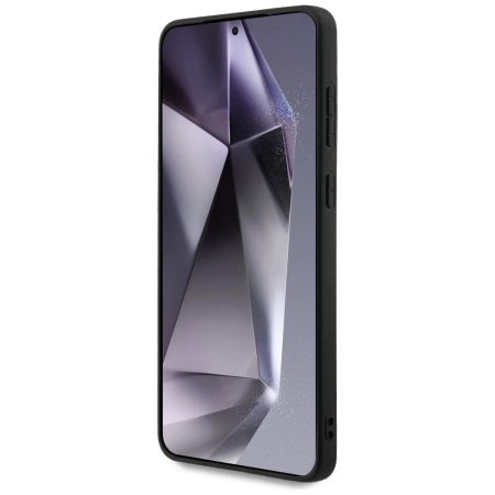 Etui BMW Leather Oversized Stripes MagSafe na Samsung Galaxy S25 Edge - czarne