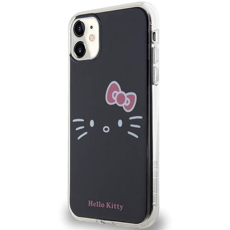 Hello Kitty IML Kitty Face Hülle für iPhone 11 / Xr – Schwarz