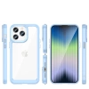 Outer Space Case iPhone 14 Pro Hardcover mit Gelrahmen blau