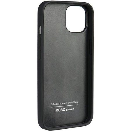 Audi Genuine Leather iPhone 11 / Xr 6.1" black/black hardcase AU-TPUPCIP11R-Q8/D1-BK