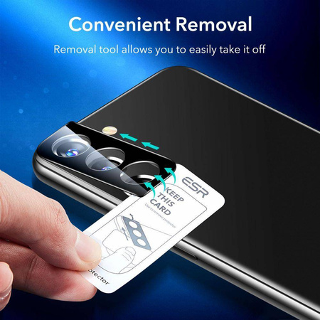 TEMPERED GLASS ESR CAMERA LENS 2-PACK GALAXY S22 / S22 + PLUS BLACK