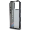 Etui BMW Motosport IML Vertical Stripe na iPhone 16 Pro - szare