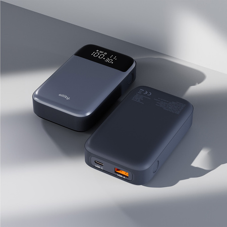 Allity power bank APB-200 PD QC 33W 10000 mAh szary